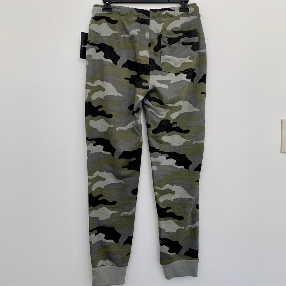 Men’s Hurley Green Camo Sweatpants Size L NWT